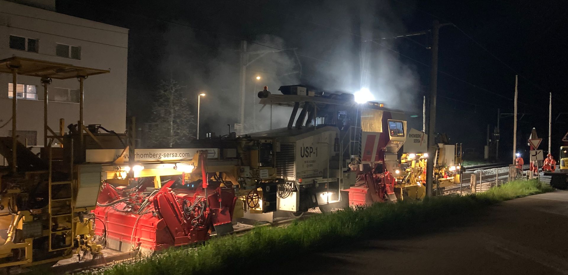 Planieren Verdichten Stabilisieren Normalspur