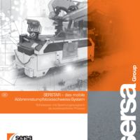 Produktfolder SERSTAR - das mobile Abbrennstumpfstossschweiss-System