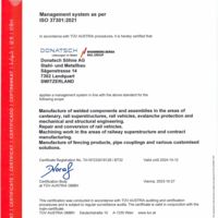 ISO 19600 Compliance Management Donatsch Söhne AG (EN)