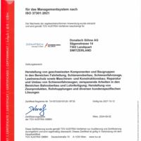 ISO 37301 CM Compliance Management Donatsch Söhne AG (DE)