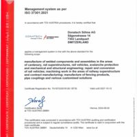 ISO 37301 CM Compliance Management Donatsch Söhne AG (EN)