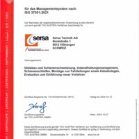 ISO 19600 CM Compliance Management Sersa Technik AG