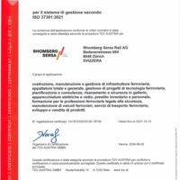 ISO 37301 CM Compliance Management Rhomberg Sersa Rail AG (IT)