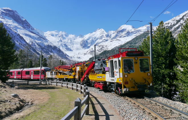 Schotterreinigung Streckengleis Meterspur  (12)