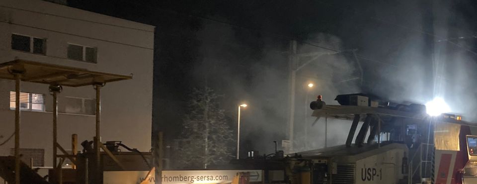 Planieren Verdichten Stabilisieren Normalspur